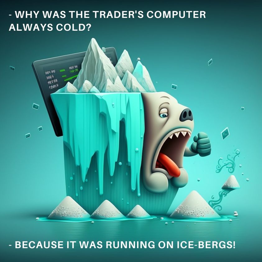 Why was the trader’s computer always cold?